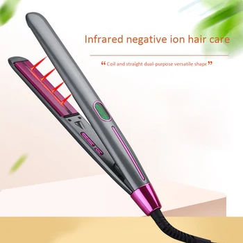 EAS-Infrared Hair Care Hair Straightener Plate Flat Iron Heat Adjustable Temperature Straightener Curling Iron EU Plug 
EAS-Infrared Hair Care Hair Straightener Plate Flat Iron Heat Adjustable Temperature Straightener Curling Iron EU Plug