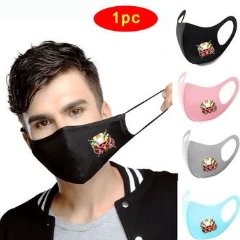 1pc Colorful Skull Pattern Masks Funny Lip Washable Ear Mask Dust Protection Mask Black Unisex Mask
1pc Colorful Skull Pattern Masks Funny Lip Washable Ear Mask Dust Protection Mask Black Unisex Mask