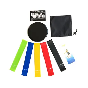 W Fitness Slide Core Sliders Disc Exercise Sliding Plate For Yoga Gym + Latex Pull Ring Set Coordination Training Exercise
W Fitness Slide Core Sliders Disc Exercise Sliding Plate For Yoga Gym + Latex Pull Ring Set Coordination Training Exercise