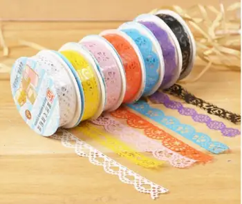 1pcs/lot Lace tape DIY Multifunction Adhesive Tape Colorful Stationery Decorative Sticker DIY Tape Office wholesale 
1pcs/lot Lace tape DIY Multifunction Adhesive Tape Colorful Stationery Decorative Sticker DIY Tape Office wholesale