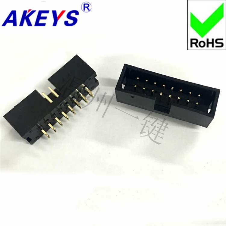 50 PCS ISP interface JTAG socket DC3-16P simple horn 2.54 MM vertical connector | Обустройство дома