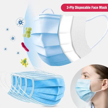 Face Disposable Mask 3 Layer Non Woven Masks Mouth Mask Dustproof Earloop Masks Anti-Dust Disposable Meltblown Cloth Face Masks
Face Disposable Mask 3 Layer Non Woven Masks Mouth Mask Dustproof Earloop Masks Anti-Dust Disposable Meltblown Cloth Face Masks