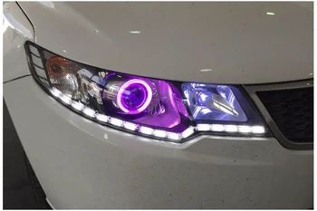 Headlight assembly for Ford Forte LED angel eye turn signal Bi-lens HID bulbs with 65W Ballast, left and right
Headlight assembly for Ford Forte LED angel eye turn signal Bi-lens HID bulbs with 65W Ballast, left and right