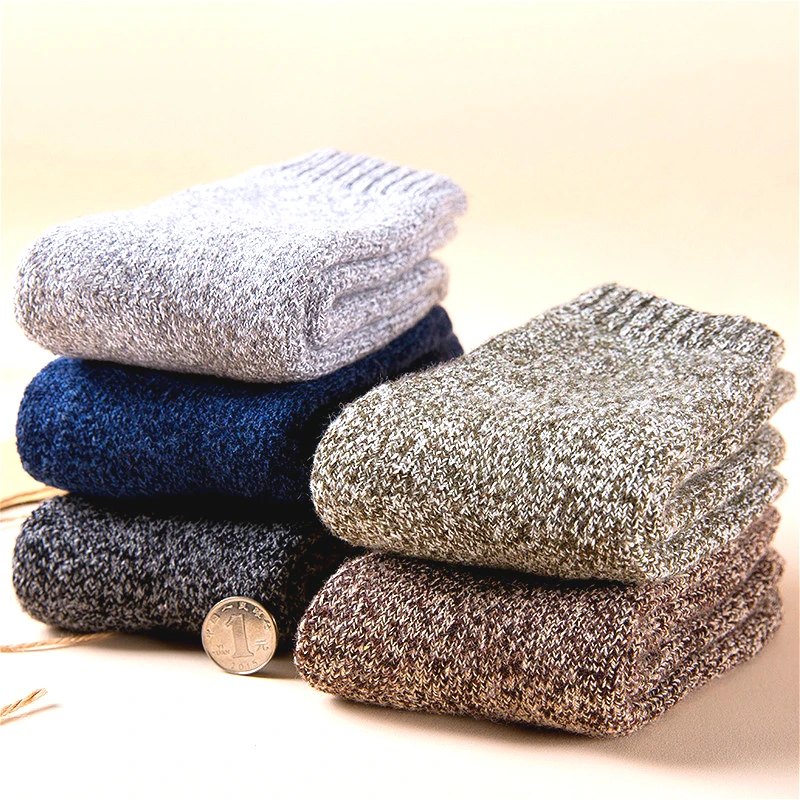 Winter Wen's Super Thick Warm Harajuku Retro Solid Color High Quality Cashmere Cold-Resistant Fashion Casual Wool Socks 5 Pair
Winter Wen's Super Thick Warm Harajuku Retro Solid Color High Quality Cashmere Cold-Resistant Fashion Casual Wool Socks 5 Pair