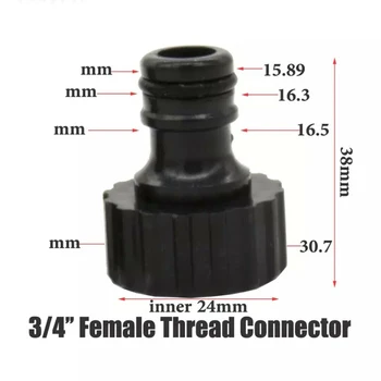 10PCS Outside Tap Hose Connector Adapter Pipe 3/4\\\\\\\" Threaded Reducer Quick Fix For Garden Irrigation, Watering, Garden
10PCS Outside Tap Hose Connector Adapter Pipe 3/4\\\\\\\" Threaded Reducer Quick Fix For Garden Irrigation, Watering, Garden