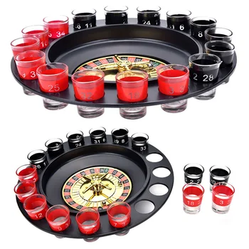 Drinking Roulette Set Adult Drinking Game (1 Roulette Wheel, 2 Balls, 16 Glasses)
Drinking Roulette Set Adult Drinking Game (1 Roulette Wheel, 2 Balls, 16 Glasses)
