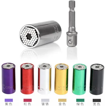 2 Pcs/Set Magic Spanner Grip Multi Function Universal Ratchet Socket 7-19mm Power Drill Adapter Car Hand Tools Repair Kit
2 Pcs/Set Magic Spanner Grip Multi Function Universal Ratchet Socket 7-19mm Power Drill Adapter Car Hand Tools Repair Kit