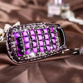 High Quality Diamond Car Key Cover Case For Audi A4 A5 S5 B9 Q5 8W Q7 4M TT TTS RS Coupe Roadster 2017 2018 keychain Accessories
High Quality Diamond Car Key Cover Case For Audi A4 A5 S5 B9 Q5 8W Q7 4M TT TTS RS Coupe Roadster 2017 2018 keychain Accessories