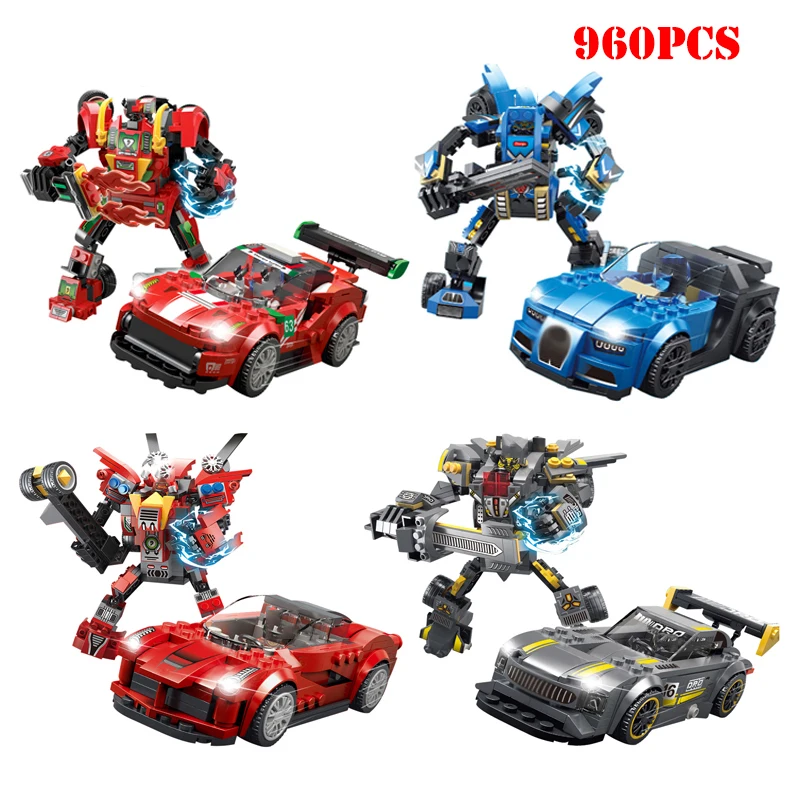 Technic Super Racers Transformation Robot Champions Supercar Building Blocks Compatible Legoed Speed Racing Car Bricks Kids Toys
Technic Super Racers Transformation Robot Champions Supercar Building Blocks Compatible Legoed Speed Racing Car Bricks Kids Toys