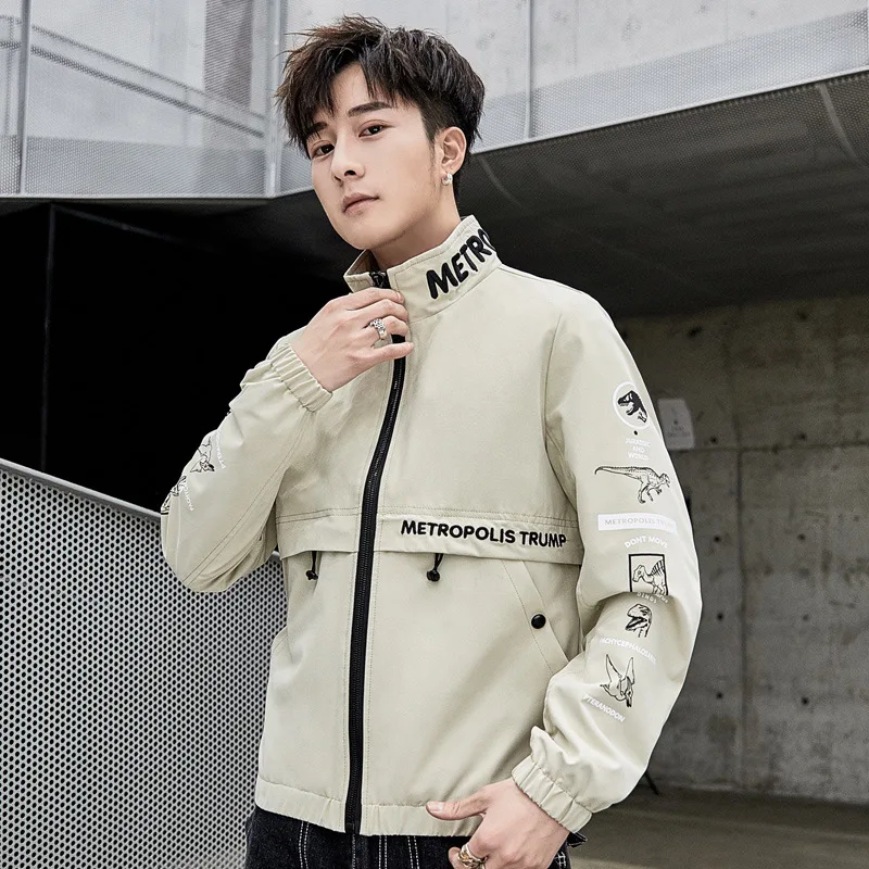 2019 Spring New Style Stand Collar Trend Jacket Men Jacket Embroidered Printed Men Jacket Casual Versatile
2019 Spring New Style Stand Collar Trend Jacket Men Jacket Embroidered Printed Men Jacket Casual Versatile