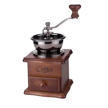 Retro Household Hand-cranked Coffee Bean Grinder Classical Wooden Metal Coffee Mill Maker Portable Beens Nuts Grinder Machine
Retro Household Hand-cranked Coffee Bean Grinder Classical Wooden Metal Coffee Mill Maker Portable Beens Nuts Grinder Machine