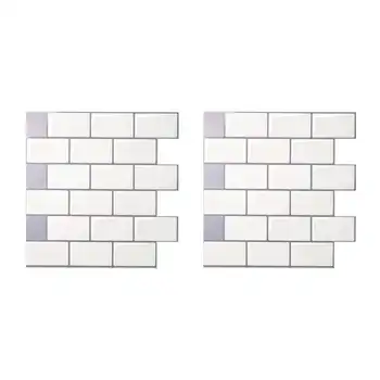 Self-adhesive White Brick 3D Epoxy Wall Sticker Tile Sticker DIY Home Decoration Wallpaper Kitchen Bedroom Supplies
Self-adhesive White Brick 3D Epoxy Wall Sticker Tile Sticker DIY Home Decoration Wallpaper Kitchen Bedroom Supplies