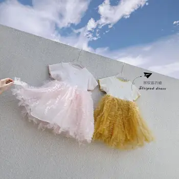 2020 Korea Style Girls Patchwork Dress Fashion Summer Cotton Girls Princess Dresses 2-7 Years QA911
2020 Korea Style Girls Patchwork Dress Fashion Summer Cotton Girls Princess Dresses 2-7 Years QA911