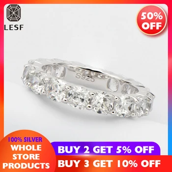 LESF Jewelry Moissanite Diamond Wedding Bands For Women 925 Sterling Silver Ring Engagement Anniversary Gift
LESF Jewelry Moissanite Diamond Wedding Bands For Women 925 Sterling Silver Ring Engagement Anniversary Gift