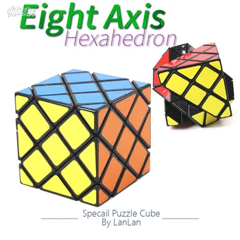 LanLan Puzzle Cube Eight Axis Hexahedron 6 Surface Skewbed Magic Cube Professional Speed Puzzle Antistress Toys For Children 
LanLan Puzzle Cube Eight Axis Hexahedron 6 Surface Skewbed Magic Cube Professional Speed Puzzle Antistress Toys For Children