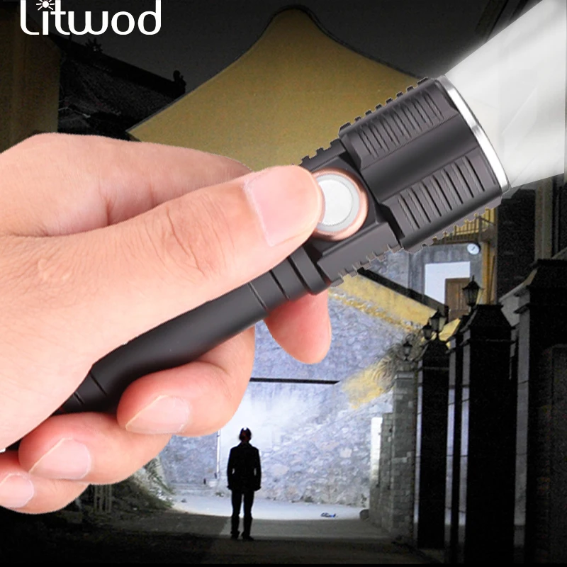 12000LM Rechargeable Super Bright Led flashlight USB linterna led torch T6 Power Tips Zoomable Bicycle Light 18650 for camping
12000LM Rechargeable Super Bright Led flashlight USB linterna led torch T6 Power Tips Zoomable Bicycle Light 18650 for camping