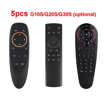 5PCS G10/G20/G30 Voice Remote Control 2.4G Wireless Air Mouse Microphone Gyroscope Mini Keyboard IR Learning For H96 HK1 TV Box
5PCS G10/G20/G30 Voice Remote Control 2.4G Wireless Air Mouse Microphone Gyroscope Mini Keyboard IR Learning For H96 HK1 TV Box