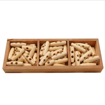 10pcs Horn Toggle Buttons Natural Wooden Button with 2 Holes Sewing Supply for Craft DIY Clothing Accessories Beige 3/4/5/6 cm
10pcs Horn Toggle Buttons Natural Wooden Button with 2 Holes Sewing Supply for Craft DIY Clothing Accessories Beige 3/4/5/6 cm