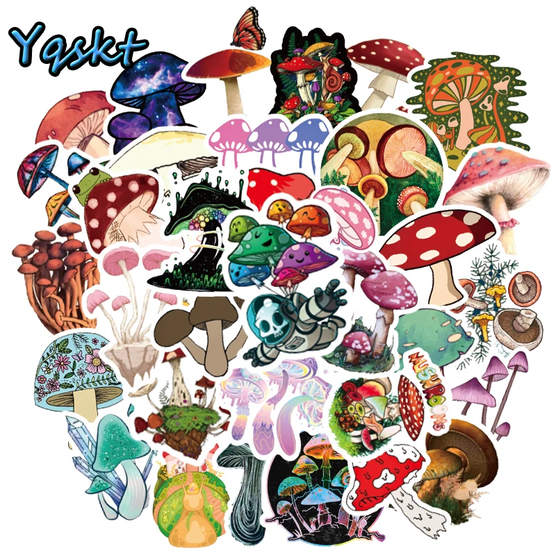 50 PCS Color Mushroom Stickers for Laptops, Guitars, Photo Albums, Hand-Painted, Scrapbooks, Decorative , DIY Graffiti Sticker
50 PCS Color Mushroom Stickers for Laptops, Guitars, Photo Albums, Hand-Painted, Scrapbooks, Decorative , DIY Graffiti Sticker