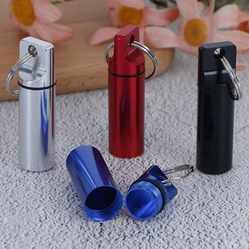 Portable Travel Pill Medicine Box Case Waterproof Container Keychain Tools Capsule Bottle Key Ring Chain First Aid Medicine Box
Portable Travel Pill Medicine Box Case Waterproof Container Keychain Tools Capsule Bottle Key Ring Chain First Aid Medicine Box