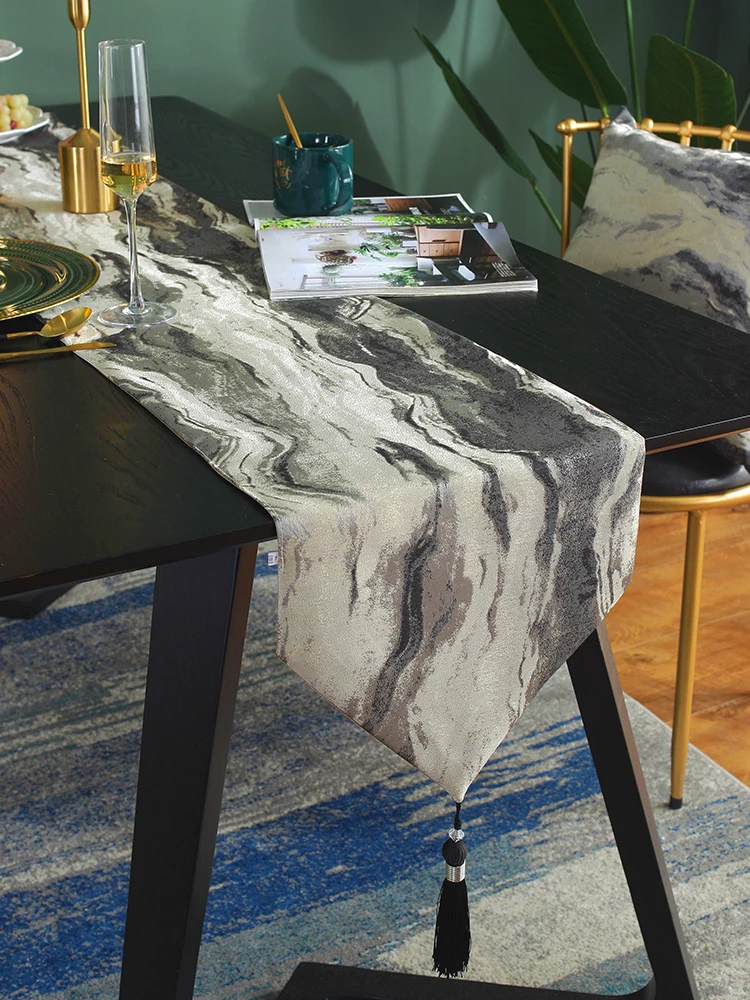 Light Luxury Table Runner Grey American Table Runners High-grade Dining Table Shoe Cabinet Decoration Tassels Table Cloth
Light Luxury Table Runner Grey American Table Runners High-grade Dining Table Shoe Cabinet Decoration Tassels Table Cloth