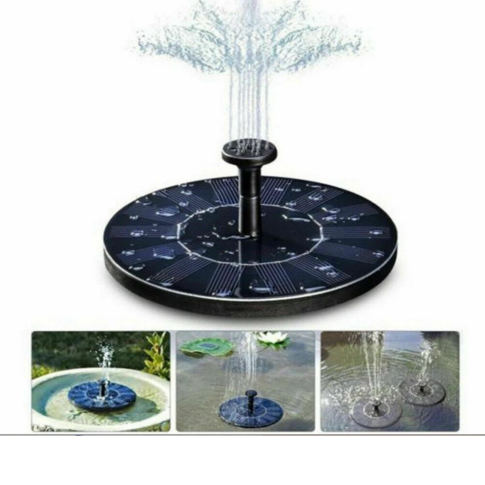 Фото 2018 Hot sale new arrival 7V Floating Water Pump Solar Panel Garden Plants Watering Power Fountain Pool New Arrival 15nf | Дом и сад