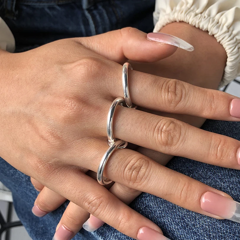 Gothic Simple Chain Link Rings for Women 3Pcs/Set Hip-Hop Rock Men Cool Finger Rings Jewelry Punk Lovers Couple Rings Charm
Gothic Simple Chain Link Rings for Women 3Pcs/Set Hip-Hop Rock Men Cool Finger Rings Jewelry Punk Lovers Couple Rings Charm