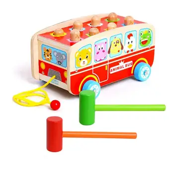 Wooden Whac-A-Mole Baby Fun Educational Game Stimulate Visual Development Added Interest Delicate Design Toddler Car Toys
Wooden Whac-A-Mole Baby Fun Educational Game Stimulate Visual Development Added Interest Delicate Design Toddler Car Toys