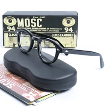 Optical Eyeglasses Frame Men Women Johnny Depp LEMTOSH Vintage Glasses Computer Acetate Spectacle Frame For Male Clear Lens Optical Eyeglasses Frame Men Women Johnny Depp LEMTOSH Vintage Glasses Computer Acetate Spectacle Frame For Male Clear Lens