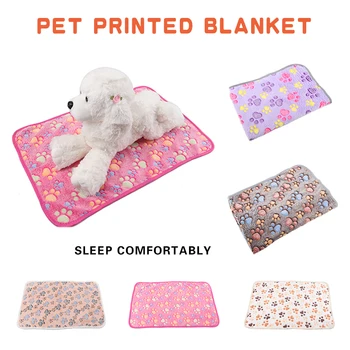 Cartoon Paw Print Dog Mat Winter Warm Soft Breathable Mattress For Small Medium Large Dogs Cat Blanket Pet House Sleeping Pads
Cartoon Paw Print Dog Mat Winter Warm Soft Breathable Mattress For Small Medium Large Dogs Cat Blanket Pet House Sleeping Pads