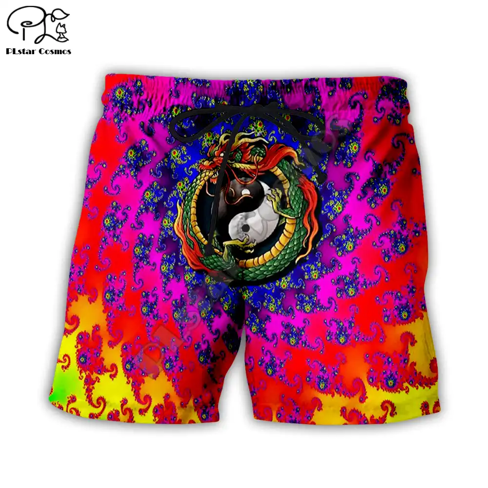 groovy hippie men women colorful peace print 3d hoodie trippy