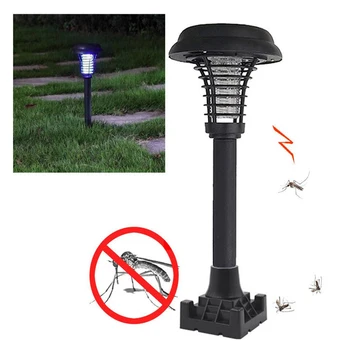 New Solar Powered LED Mosquito Lamp Insect Bug Zapper Light For Patios Lawns Camping Black Waterproof
New Solar Powered LED Mosquito Lamp Insect Bug Zapper Light For Patios Lawns Camping Black Waterproof