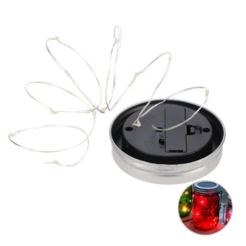 1M 10 LED Solar Mason Can Lid Cap Light String LED Fairy Light Decorative String Light for Garden Yard Home Landscape (Warm Whit
1M 10 LED Solar Mason Can Lid Cap Light String LED Fairy Light Decorative String Light for Garden Yard Home Landscape (Warm Whit