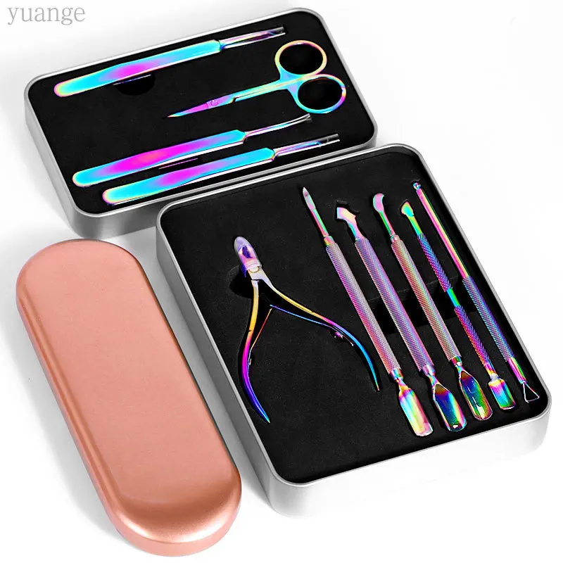 Nail Art Stainless Steel Tweezers Seven Color Color Straight Acne Hook Splinter Acne Clip Acne Pin Scissors Beauty Tools Set
Nail Art Stainless Steel Tweezers Seven Color Color Straight Acne Hook Splinter Acne Clip Acne Pin Scissors Beauty Tools Set