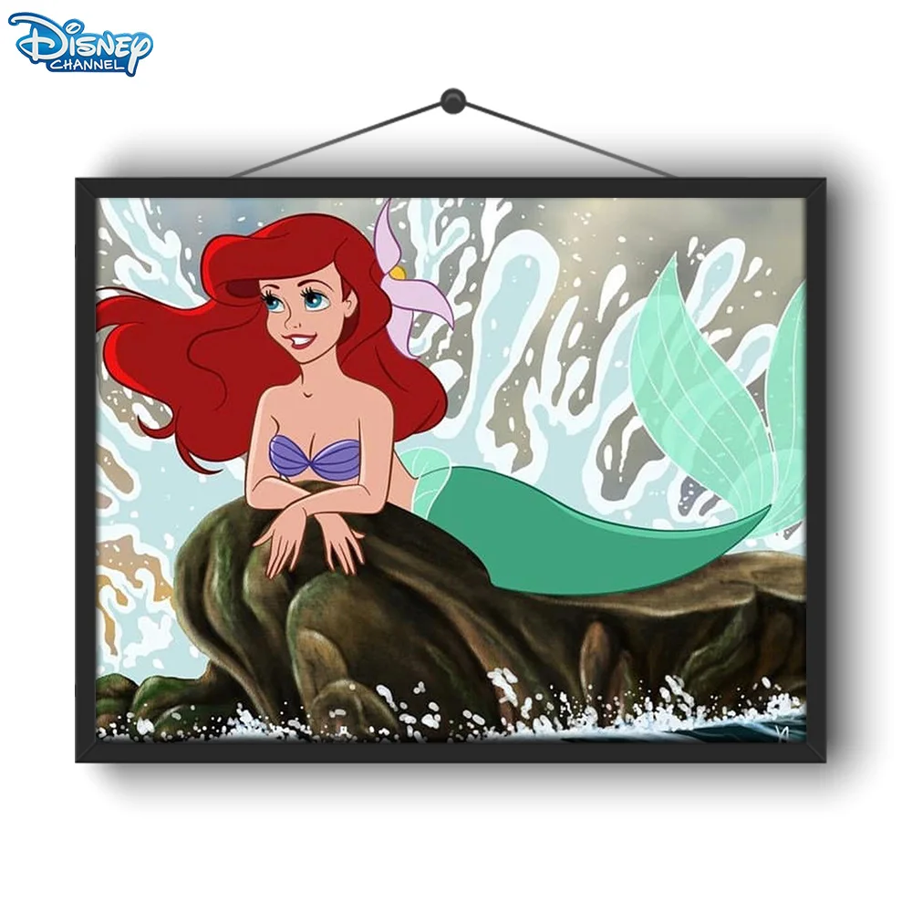 Disney 5D DIY алмазная живопись Принцесса воплощения серия "Русалка" Алмазная