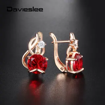 Stone Studs Earrings for Women Red Stone 585 Rose Gold Filled Fire Shaped Inlay Clear Cubic Zirconia Women Ear Jewelry LGE268
Stone Studs Earrings for Women Red Stone 585 Rose Gold Filled Fire Shaped Inlay Clear Cubic Zirconia Women Ear Jewelry LGE268