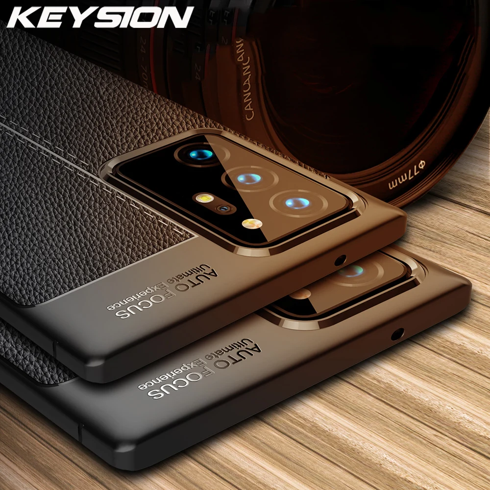 Чехол KEYSION для Samsung Note 20 Ultra 10 Lite роскошный кожаный силиконовый чехол-накладка