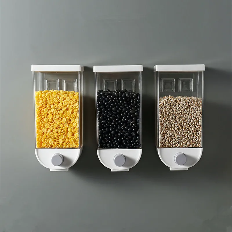 Настенный кухонный контейнер для хранения зерна герметичные банки ручной