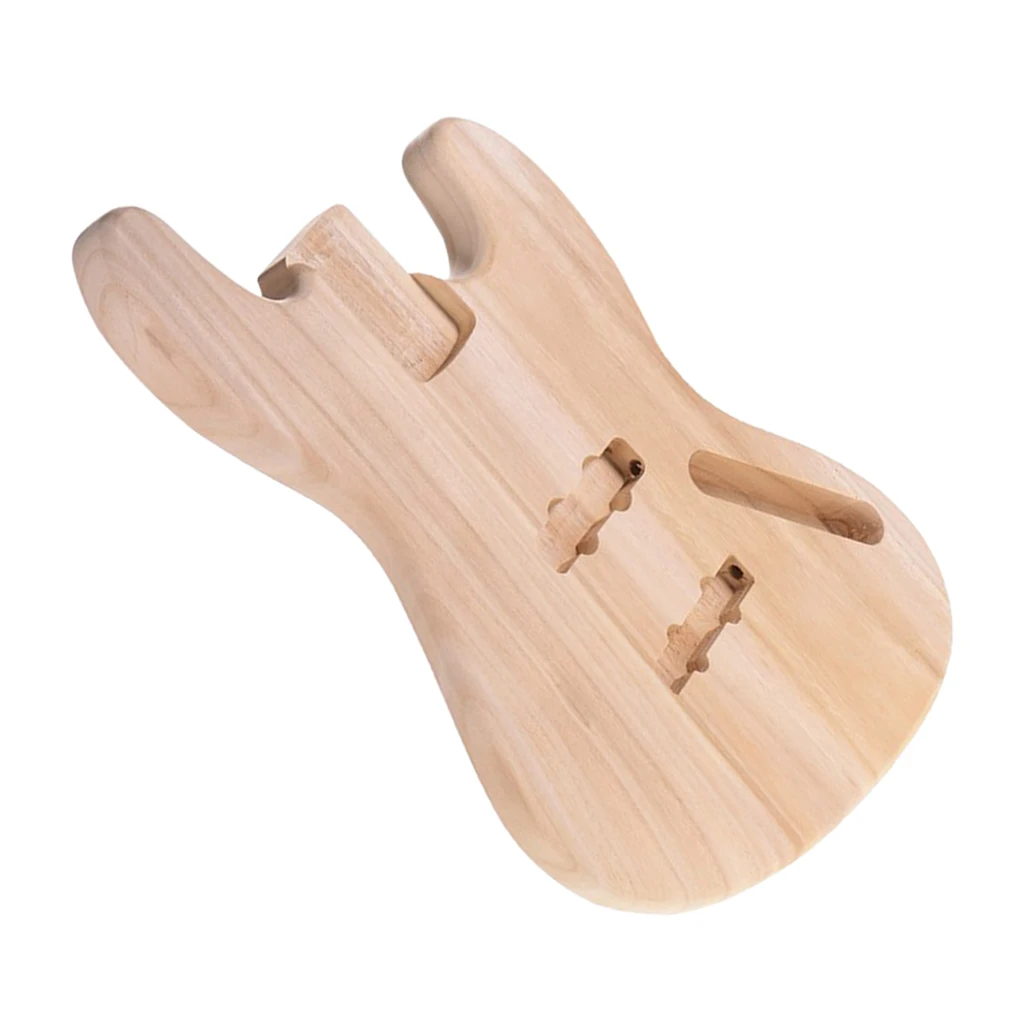 Electric Bass Guitar Unfinished Body for JB, Bass Sycamore Wood Body Electric Bass Guitar Unfinished Body for JB, Bass Sycamore Wood Body