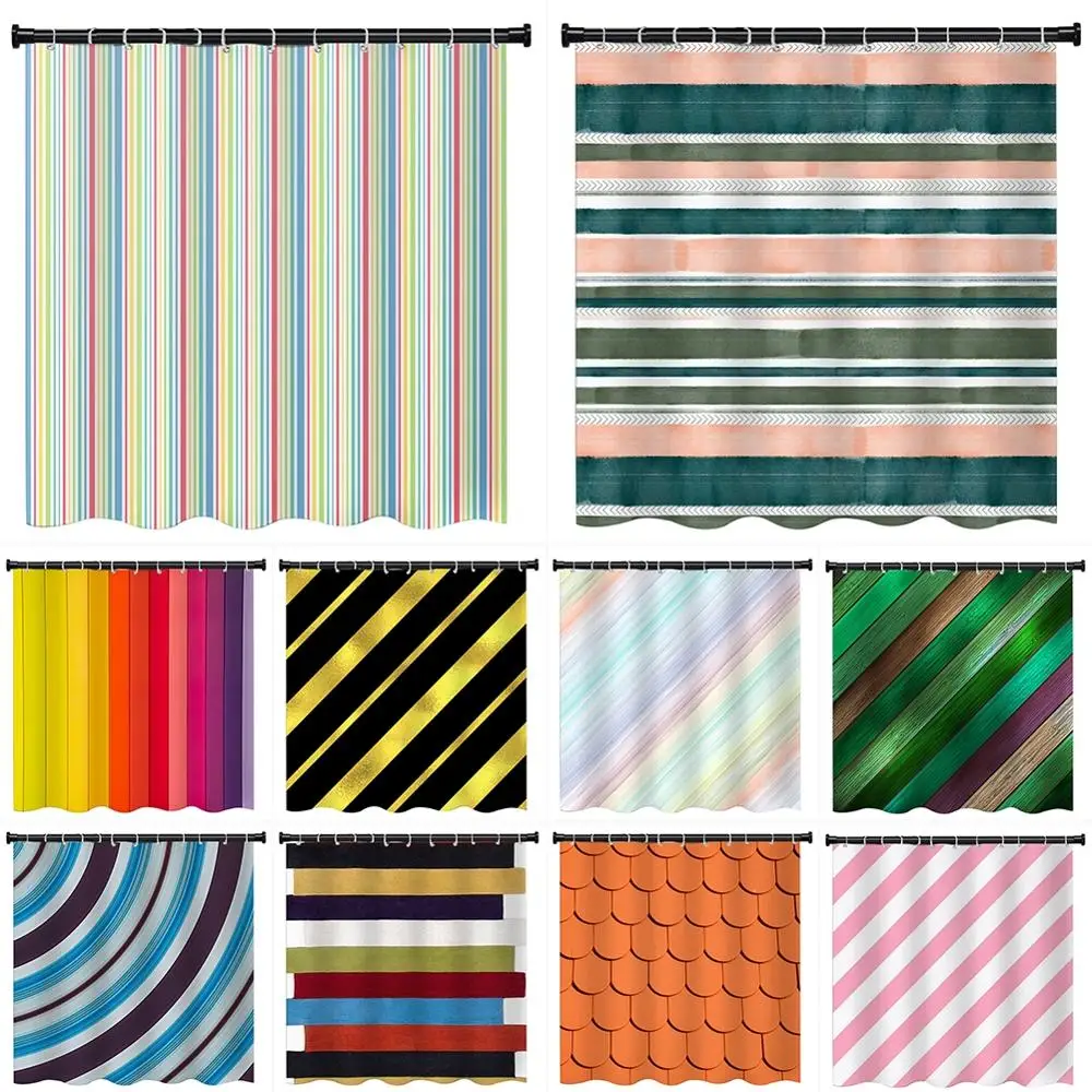 New Style Shower Curtain High Quality Mildew Proof Shower Curtain Polyester Bathroom Geometric Pattern Shower Curtain With Hook
New Style Shower Curtain High Quality Mildew Proof Shower Curtain Polyester Bathroom Geometric Pattern Shower Curtain With Hook