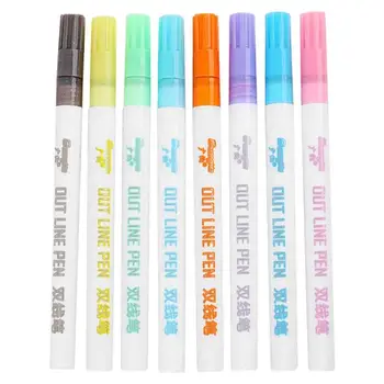 Fluorescent Pen Hot Selling Multi-function Safety Simplicity Double Line Highlighter Marker Pen Color for Student Note Poster
Fluorescent Pen Hot Selling Multi-function Safety Simplicity Double Line Highlighter Marker Pen Color for Student Note Poster