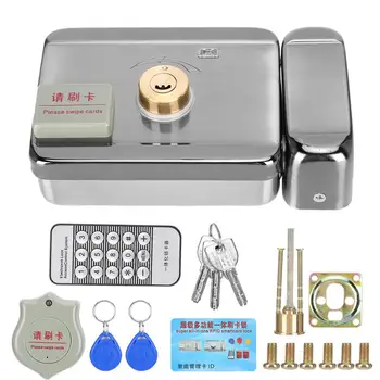 Stainless Steel Door Lock Electric Door Silence Lock Double-Sided ID Card with Remote Controller
Stainless Steel Door Lock Electric Door Silence Lock Double-Sided ID Card with Remote Controller
