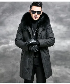 Coat Winter Jacket Natural Mink Parka Men Real Fox Fur Collar Warm Down Jackets Plus Size 5xl Veste Homme Y1980
Coat Winter Jacket Natural Mink Parka Men Real Fox Fur Collar Warm Down Jackets Plus Size 5xl Veste Homme Y1980