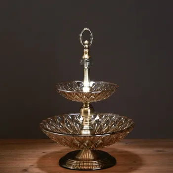 European Neo-classical Double-layer Fruit Plate Model Room Living Room Dining Room Handmade Creative Crystal Glass Wy115051
European Neo-classical Double-layer Fruit Plate Model Room Living Room Dining Room Handmade Creative Crystal Glass Wy115051