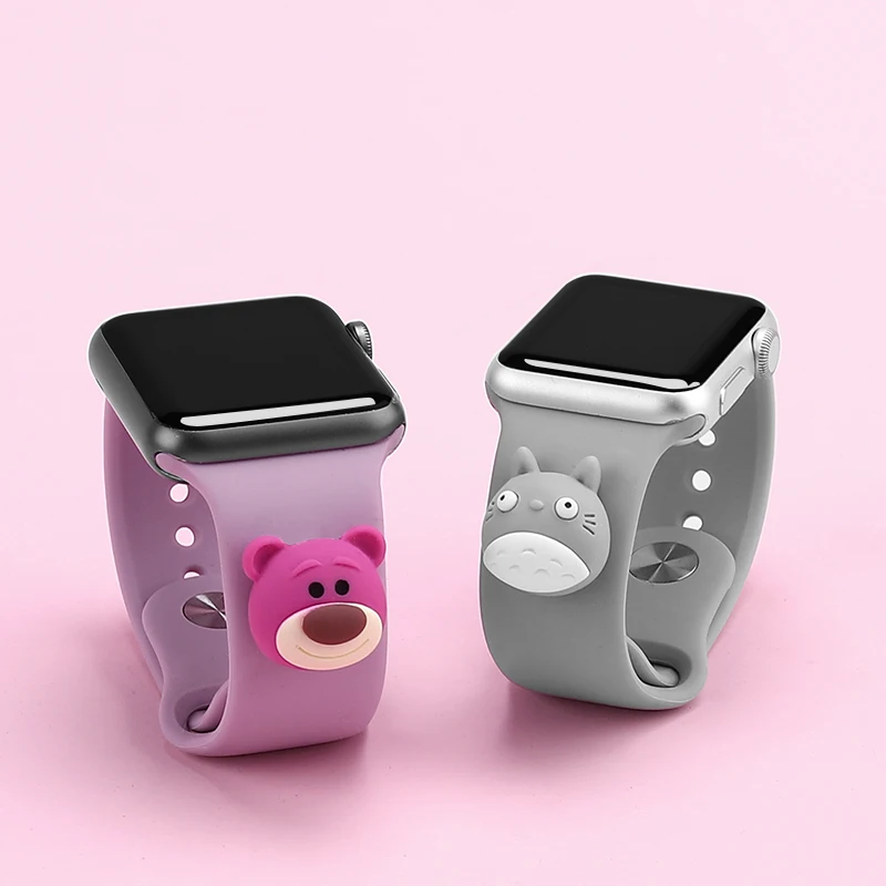 Cartoon Silicone Case for apple watch Series 5/4/3/2 Shockproof Protector case for iWatch band Replace strap 38mm 40mm 42mm 44mm
Cartoon Silicone Case for apple watch Series 5/4/3/2 Shockproof Protector case for iWatch band Replace strap 38mm 40mm 42mm 44mm