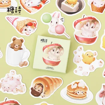 45 PCS /Box Kawaii Fruit Cartoon Rabbit Cats Decorative Sticker Stick Label Notebook Computer Phone DIY Decor Gift Stationery
45 PCS /Box Kawaii Fruit Cartoon Rabbit Cats Decorative Sticker Stick Label Notebook Computer Phone DIY Decor Gift Stationery