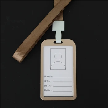 1PC Work Card Holders With Rope Aluminium Alloy Card Holder Employee Name ID Card Cover Metal Work Certificate Identity Badge
1PC Work Card Holders With Rope Aluminium Alloy Card Holder Employee Name ID Card Cover Metal Work Certificate Identity Badge