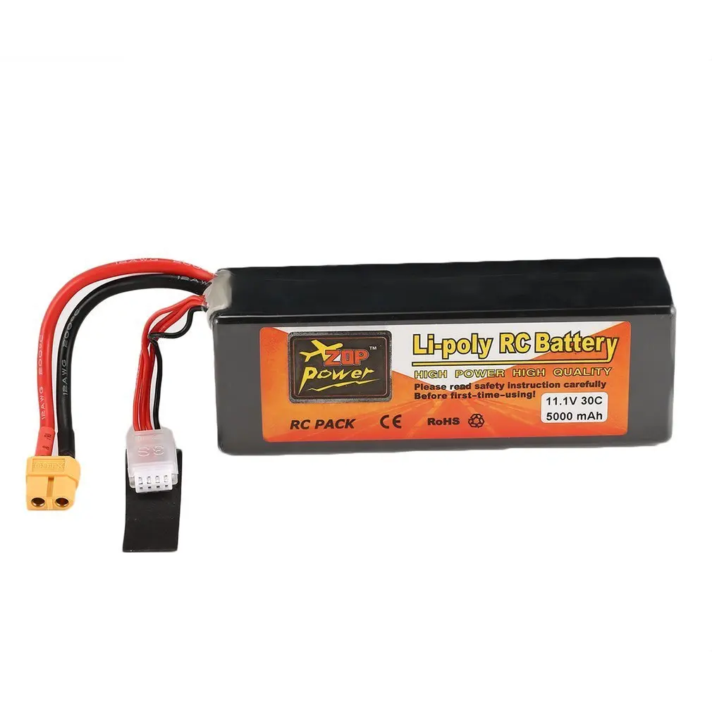ZOP Power 11.1V 3300/5000/5500/6000/7000/8000mAh 30/40/45/65C 3S 1P Lipo Battery T Plug for RC DroneHelicopter Car Boat Model
ZOP Power 11.1V 3300/5000/5500/6000/7000/8000mAh 30/40/45/65C 3S 1P Lipo Battery T Plug for RC DroneHelicopter Car Boat Model