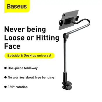 Baseus Gooseneck Bed Phone Holder Flexible Long Arm Tablet Mount for Desk Clip Bracket Clamp Stand for 4.7-12.9'' Phone Stand
Baseus Gooseneck Bed Phone Holder Flexible Long Arm Tablet Mount for Desk Clip Bracket Clamp Stand for 4.7-12.9'' Phone Stand