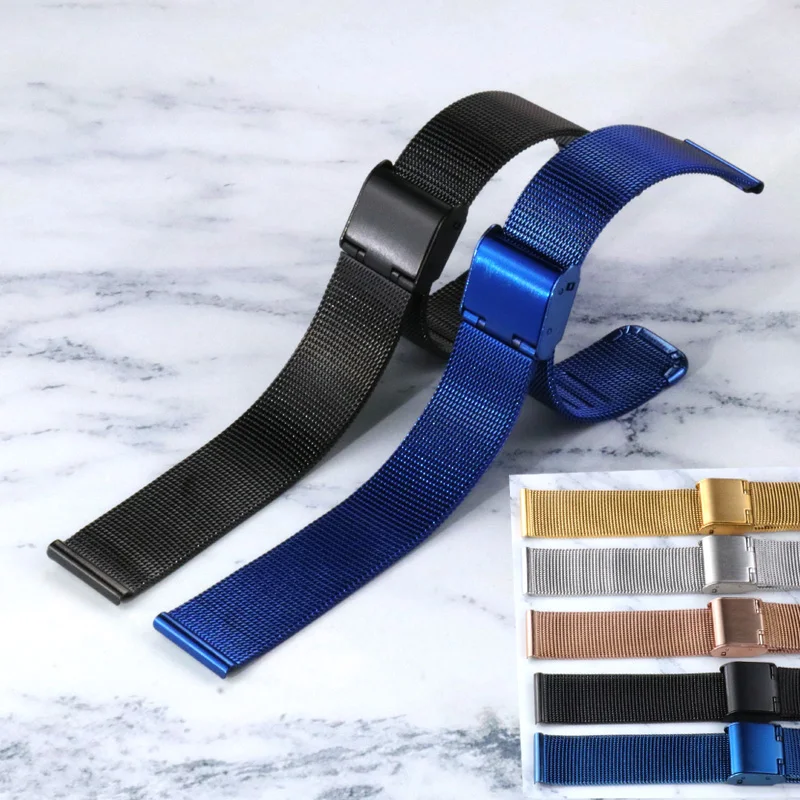 Universal Milanese Watchband 8 10 12 14 16 18 20 22 24 MM Watch Band Smart Stainless Steel Strap Drop Shipping for Huawei
Universal Milanese Watchband 8 10 12 14 16 18 20 22 24 MM Watch Band Smart Stainless Steel Strap Drop Shipping for Huawei